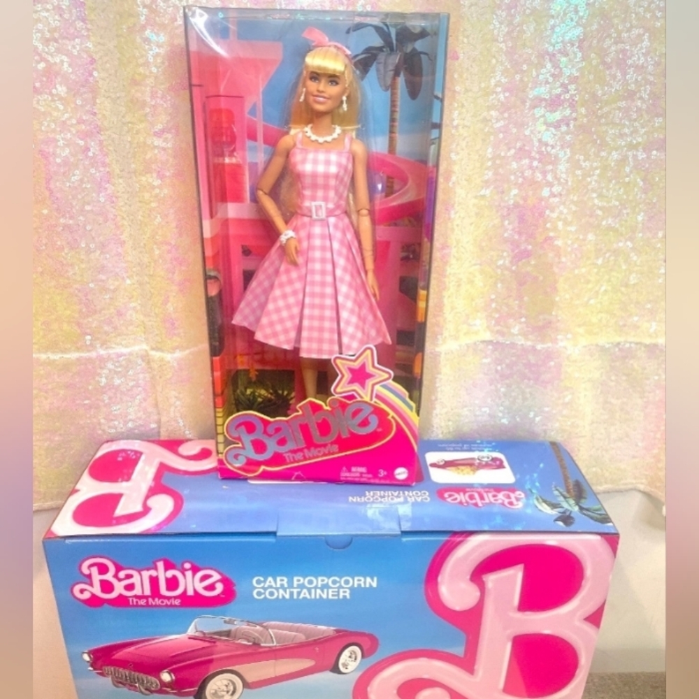 Movie Barbie Doll and Corvette Popcorn Bucket
